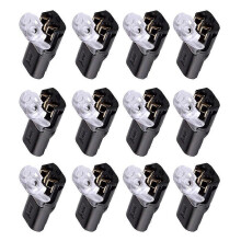 50 connettori a scatto a 2 pin per cavi elettrici, impermeabili, con fibbia di bloccaggio.