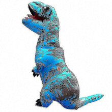 Costume gonfiabile da dinosauro T-Rex per adulti e bambini, ideale per Halloween, Natale, cosplay e carnevale, per uomo e donna - FKB