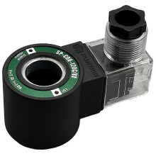 Compatibile con SP-COUP-24DC/80 12DC/80 COI-230/50/60/80 Valvola solenoide verde Diametro interno bobina 18 mm SP-COI-230 50 60 80