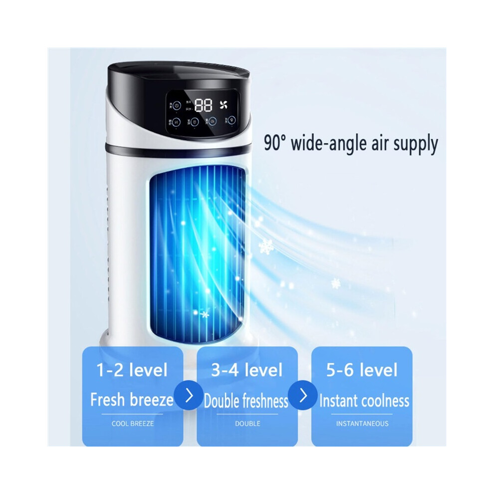 Evaporative Air Cooler Fan Oscillating 6 Speed Timer Quiet Desktop Cooling Fan Home Office 8581299264417