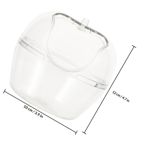 2St Plastic Hamster Badkamer, Geschikt Syrische Hamsters 1