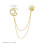 1Corsage Goudkleurige Elk Broche Kleding 2