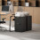 Homcom Filing Cabinet, File Cabinet with 2 Lockable Drawers and Hanging Rails 8