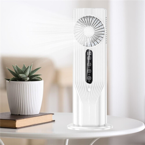 USB Tischventilator Luftbefeuchter 100ml Nebel leiser Büro Schlafzimmer 2