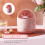1Roze Mini Prullenbak Desktop Flip-Top Handige Afvalbak 3