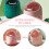 1Roze Mini Prullenbak Desktop Flip-Top Handige Afvalbak 6