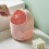 1Roze Mini Prullenbak Desktop Flip-Top Handige Afvalbak 10