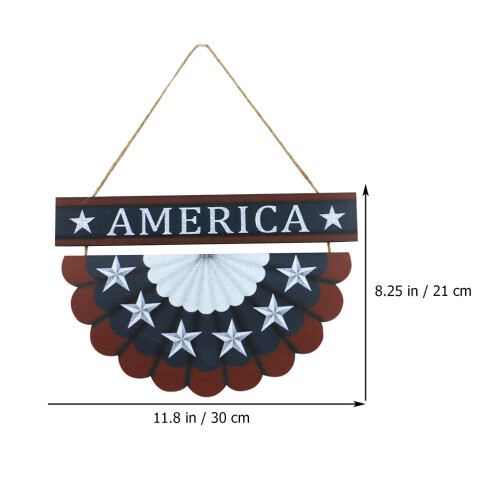 1Houten Patriottische Hangdecor Voor En 1