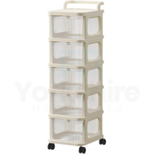 5 Drawers Rolling Storage Cart Storage Organiser