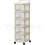 5 Drawers Rolling Storage Cart Storage Organiser 1
