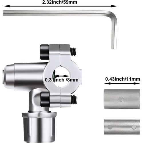 Kit com 2 Válvulas para Torneira de Geladeira BPV-31, Adequadas para Tubos com Diâmetro Externo de 1/4 Polegadas, 5/16 Polegadas e 3/8 Polegadas. 2