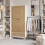 Homcom HOMCOM Cabinet Wood-Effect Sticker Surface with 2 Storage Shelves, White 1