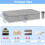 JUPELI 48L Rigid Under Bed Storage Boxes with Lids,15 cm High, 2Pack, Grey 3