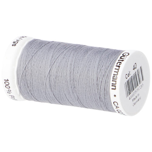Gütermann Gutermann Sew All Polyester Thread, 250Mtr, Silver Grey (0040) 1