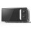COMFEE' 19L 700W Black and Mirror Mini Microwave Oven, Compact Design, InverTech 9
