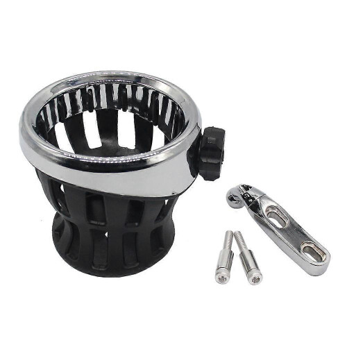 Silver Motorcycle Handlebar Cup Holder Compatible With GL1800 Goldwing
