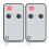 2-Channel 433.92 MHz Remote Control Set (2-Pack) Compatible with Roger E80 TX52R, Replacement Remote Controls for Gates and Garages 1