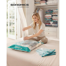 SONGMICS Vacuum Storage Bags, Vacuum Seal Suction Bags for Clothes Bedding Trave