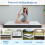 Twirest Folding Mattress,Double Foldable Memory Foam Mattress With Portable Pill 7