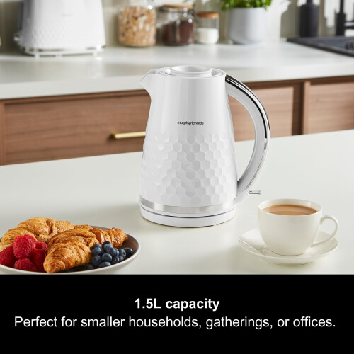 Morphy Richards Morphy Richards Hive Kettle, 1.5L, Easy Fill System, Enhanced Waterspout, 3KW Ra 1
