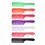 6St Haarstyling Kammen Barbiers Tools ABS Kleurenmix 1