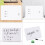 5St Witte Schrijfborden Set Voor Thuis En School 4