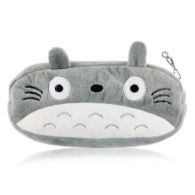 Drăguț pluș Totoro pisică stilou creion geantă caz cosmetice machiaj geantă poșetă papetărie fermoar genți Tw