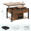 YITAHOME Lift Top Coffee Table with Drawers, 4 in 1 Multi-Function Liftable Coff 3
