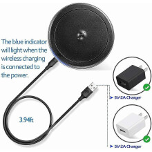 Compatible Charging Dock Base for UE Boom 3 / UE Megaboom 3 with Type-C Cable Speaker Charger Pad
