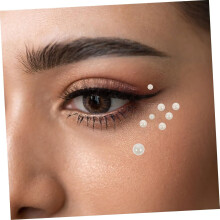 30 vellen gezichtsstickers met parelmotief, parelstickers voor make-up op het gezicht, speciaal voor vrouwen.