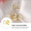 2St Gouden Vrouwen Ring Verstelbaar Decor Hand Sieraad 5
