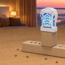Repellente antizanzare riscaldato portatile con alimentazione USB per campeggio e uso esterno, bianco avorio compatto