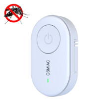 Repellente Portatile A Ultrasuoni Per Zanzare Con Clip Per Bambini, Uso Esterno, Colore Bianco, Leggero E Facile Da Trasportare