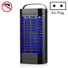 Plug-In Electric Mosquito Killer with EU Plug 250V, Black Insect Zapper for Indoor Home, Bedroom and Kitchen Use, Safe and Portable