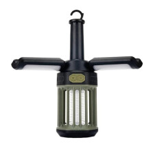 Foldable Mosquito Killer Lamp with Hook, IPX6 Waterproof Portable Outdoor Mosquito Repellent Light, Black