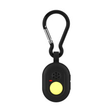Repellente per zanzare a ultrasuoni portatile con clip, multifunzione, silenzioso, ecologico, per esterni, colore nero