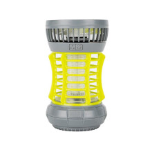 Waterproof Camping Fan with Mosquito Killer Lamp, Portable Hanging Insect Repellent Light, Yellow Outdoor Lantern for Outdoor Use