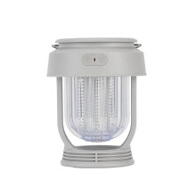 Outdoor Waterproof Solar Mosquito Killer Lamp, Portable Hanging Insect Repellent Light for Garden, Camping and Patio, Grey