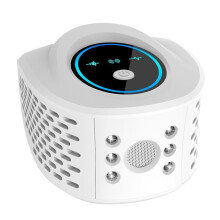 Repellente ultrasonico per roditori a LED multifunzione da interno, alta potenza, standard europeo, colore bianco