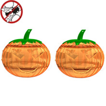Set di 2 trappole per moscerini della frutta a forma di zucca, cattura insetti e api, colore arancione per cucina e casa