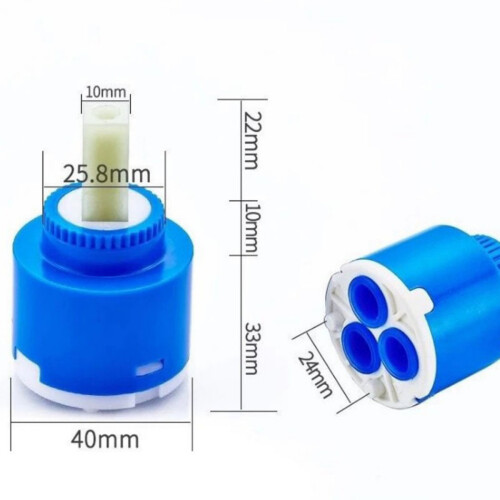 Sedal 40 mm keramisk hanepatron til udskiftning af enkeltgrebsventil 2