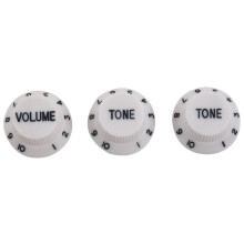 1 volume and 2 tone controls for Strat-style guitars