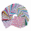 Parches para patchwork DIY, 60 piezas, 10 cm x 10 cm, tela de algodón, tela para patchwork. 1