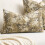 Neutral Floral Pillowcases, Plush Rectangular Cushion Covers, Decorative Farmhouse-Style Sofa Cushion Covers Brown 2