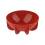 Silicone baking mold, half-sphere pan, dome silicone mold, brick red 1