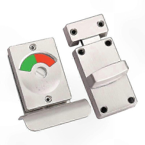 Privacy Lock for Restroom Doors with Red and Green Status Indicators 1
