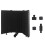 Microphone isolation shield, foldable microphone shield, M3 plastic housing 1