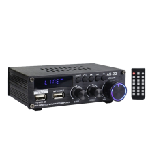 AS22 HiFi Digital Amplifier 30 W 2, 2-Channel Car Bluetooth EU Plug
