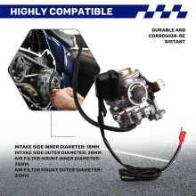 PD18J forgasser for GY6 50cc 139QMB / 139QMA motor scooter moped – 18mm inntak ettermarked erstatning forgasser