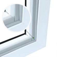 Self-adhesive sliding window sealing strip, windproof dustproof insulation weather strip, door window gap seal, soundproof aluminum alloy se
